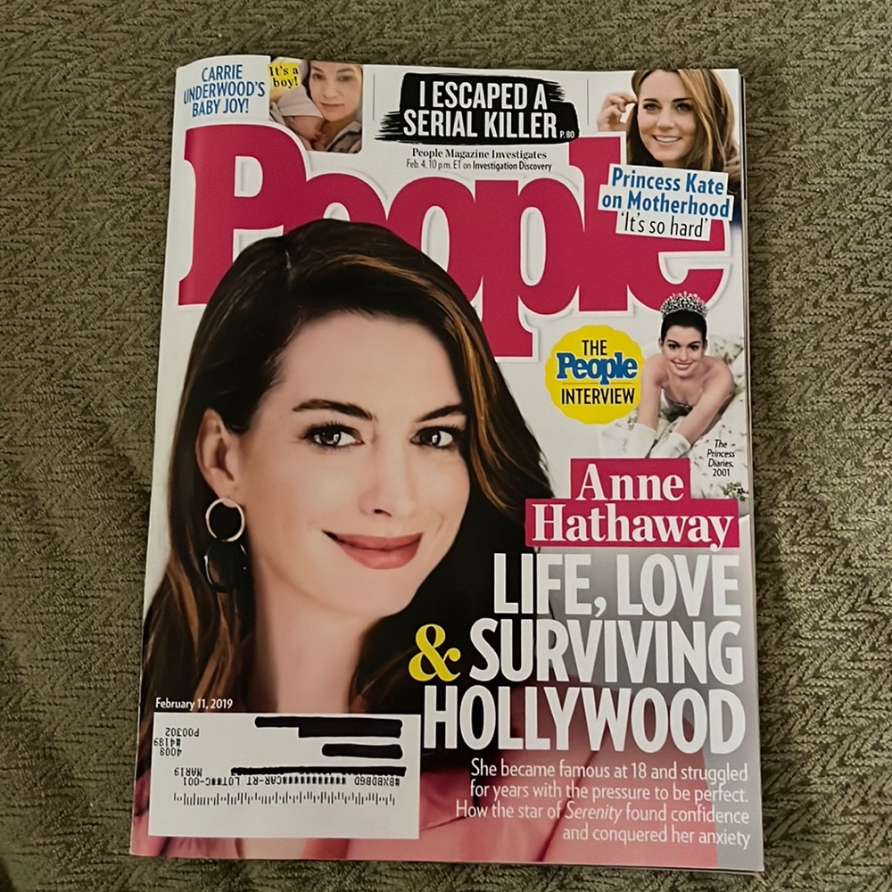 Anne Hathaway | People Magazine February 11, 2019